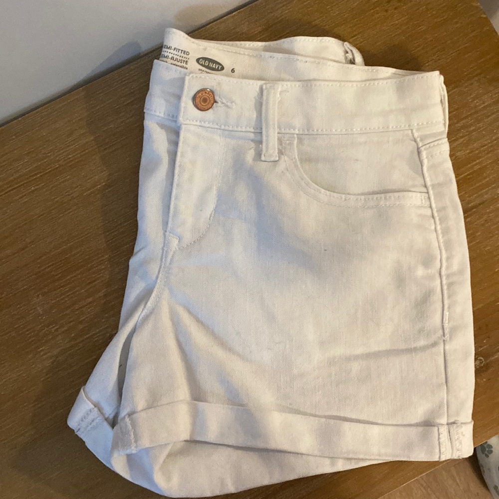 White Shorts